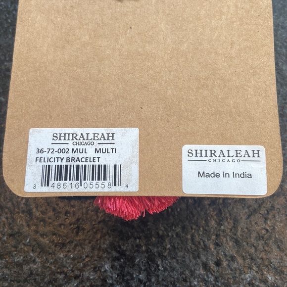 Shiraleah Felicity Multi NWT tassel bracelet boho colorful - Picture 3 of 3